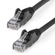 StarTech.com N6LPATCH1MBK netværkskabel Sort 1 m Cat6 U/UTP (UTP) Rund