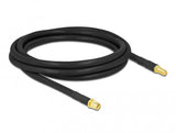 DeLOCK 90461 koaxial kabel LMR300 2 m SMA Sort