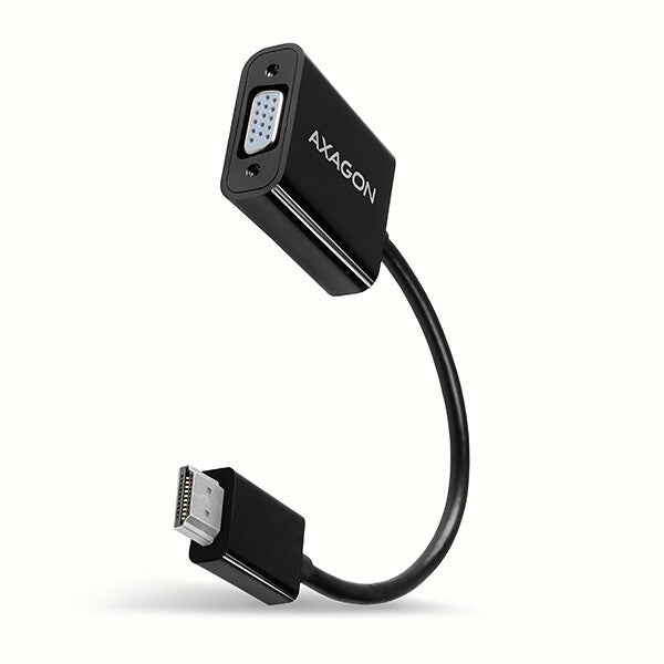 Axagon RVH-VGN videokabel adapter 0,15 m HDMI Type A (Standard) VGA (D-Sub) Sort