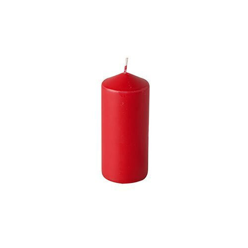 Papstar 17918 vokslys Cylinder Rød 10 stk