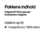 HP Original 131A LaserJet-tonerpatron, magenta