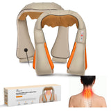Extralink Smart Life Neck Massager | Neck massager | 3 speeds, 30W, AC, DC power supply massageapparat ARM, Bælte, Muskler, Nakke, Skuldre, Universel Orange, Hvid