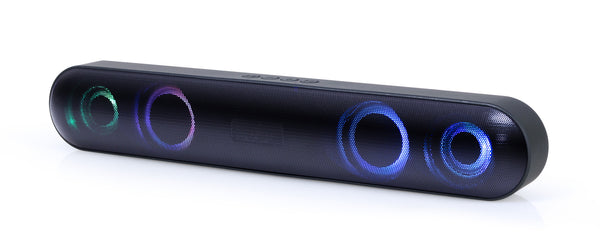 Gembird SPKBT-BAR400L SoundBar højttaler Sort 2.0 kanaler 10 W