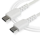 StarTech.com RUSB2CC1MW USB-kabel USB 2.0 1 m USB C 0,48 Gbit/sek. 60 W Hvid