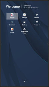 Viewsonic CDE4331-1C skilte display Digital fladpaneldisplay 109,2 cm (43") LCD Wi-Fi 500 cd/m² 4K Ultra HD Sort Indbygget processer Android 14 24/7