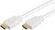 Goobay 61021 HDMI-kabel 3 m HDMI Type A (Standard) Hvid