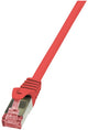 LogiLink Cat.6 S/FTP, 0.5m netværkskabel Rød 0,5 m Cat6 S/FTP (S-STP)