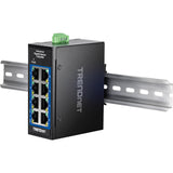 Trendnet TI-GLC80 netværksswitch Ikke administreret Gigabit Ethernet (10/100/1000) Sort
