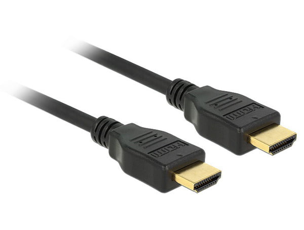 DeLOCK 84713 HDMI-kabel 1 m HDMI Type A (Standard) Sort