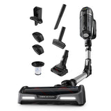 Rowenta X-Force RH9958 2-i-1 stangstøvsuger Batteri Dry HEPA Poseløs 0,9 L Sort, Grå