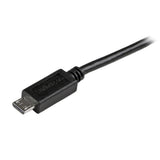 StarTech.com USBAUB2MBK USB-kabel USB 2.0 2 m USB A Micro-USB B 0,48 Gbit/sek. Sort