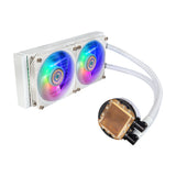 Cooler Master MasterLiquid PL240 Flux White Edition Computerkabinet Alt-i-en væskekøler 12 cm Hvid