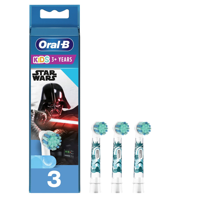 Oral-B 80352667 børstehoved til elektrisk tandbørste 3 stk Blå, Hvid