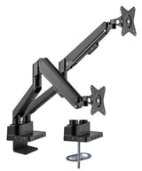 Manhattan 461887 skærmbeslag og -stativer 81,3 cm (32") Skrivebord Sort