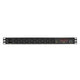 2Direct PDU8P01 strømforsyningsenhed (PDU) 8 AC stikkontakt(er) 1U Sort
