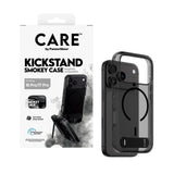 PanzerGlass CARE™ by ® Kickstand Case Smokey Case m. Sort MagSafe iPhone 18 Pro | 17 Pro
