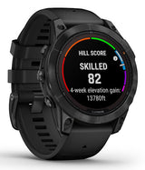 Garmin fēnix 7 Pro Solar Edition 3,3 cm (1.3") MIP 47 mm Digital 260 x 260 pixel Berøringsskærm Sort, Grå Wi-Fi GPS (satellit)