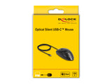 DeLOCK 12114 mus Universel Ambidextrous USB Type-C Optisk 1200 dpi