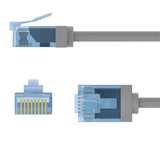 Goobay 74224 netværkskabel Grå 3 m Cat6a U/UTP (UTP)