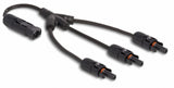 DeLOCK 88224 kabelsplitter eller -samler Kabelfordeler Sort