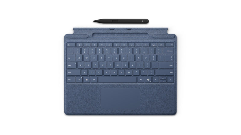 Microsoft Surface Pro Keyboard with Slim Pen QWERTZ Tysk Microsoft Cover port Blå