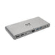 Tripp Lite U442-DOCK4-INT dockingstation Ledningsført USB 3.2 Gen 2 (3.1 Gen 2) Type-C Grå