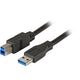 EFB Elektronik 1.8m USB 3.0 A/B USB-kabel USB 3.2 Gen 1 (3.1 Gen 1) 1,8 m USB A USB B 5 Gbit/sek. Sort