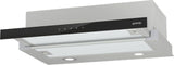 Gorenje TH64E3SGB emhætte Semi indbygget (træk ud) Rustfrit stål 350 m³/t