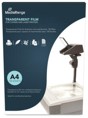 MediaRange MRINK160 printfilm Laser A4 (210×297 mm) Transparent 100 ark
