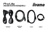 iiyama ProLite XCB4594DQSU-B1 computerskærm 113 cm (44.5") 5120 x 1440 pixel Dual QHD LED Sort