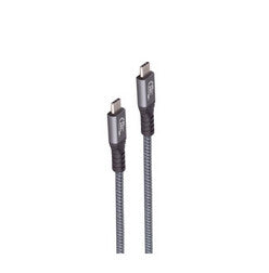 shiverpeaks BS13-68000 USB-kabel USB4 Gen 3x2 0,25 m USB C 240 W Grå