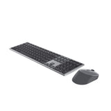 DELL KM7321W tastatur Mus inkluderet Kontor RF trådløs + Bluetooth AZERTY Belgisk Grå, Titanium