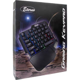 Inter-Tech KB-3035 tastatur Spil USB QWERTY Sort