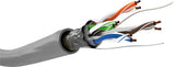 Goobay 15012 netværkskabel Grå 100 m Cat5e F/UTP (FTP)