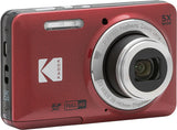 Kodak PIXPRO FZ55 1/2.3" Kompakt kamera 16 MP CMOS 4608 x 3456 pixel Rød