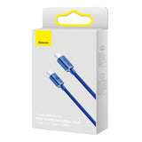 Baseus CAJY000603 USB-kabel USB 2.0 1,2 m USB C 0,48 Gbit/sek. 100 W Blå