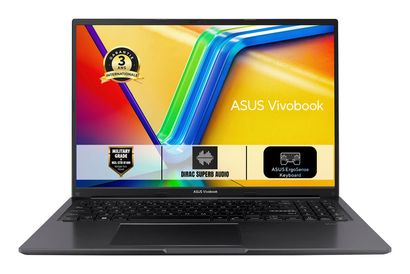ASUS Vivobook 16 X1605VA-ISCSH2797W Intel Core 9 270H Laptop 40,6 cm (16") WUXGA 16 GB DDR5-SDRAM 512 GB SSD Wi-Fi 6 (802.11ax) Windows 11 Home Sort