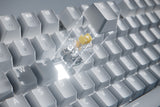 Razer Pro Type Ultra tastatur Kontor USB + RF Wireless + Bluetooth QWERTY US engelsk Sølv, Hvid