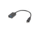 Lanberg AD-OTG-UM-01 USB-kabel USB 2.0 0,15 m Micro-USB A USB A 0,48 Gbit/sek. Sort