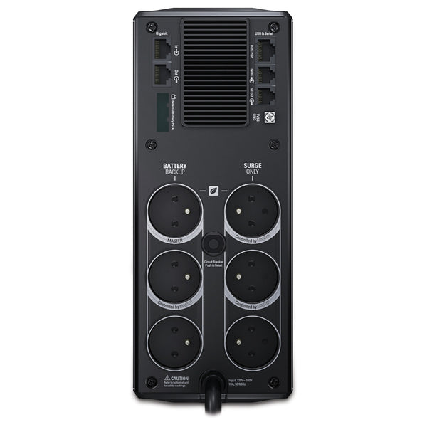 APC BR1500G-FR UPS-enhed Interaktivt indgangsstik 1,5 kVA 865 W