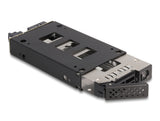 DeLOCK 47005 drive bay panel 2.5" Opbevaring drev bakke Sort, Sølv