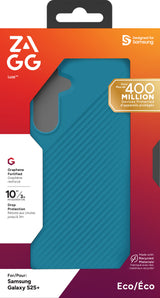 ZAGG Luxe mobiltelefon etui 17 cm (6.7") Cover Blå