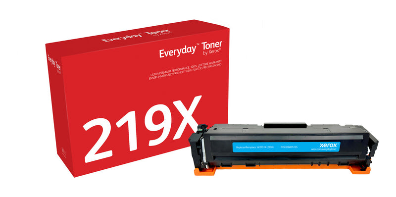Everyday™ Cyan Toner by Xerox compatible with HP 219X (W2191X), Høj kapacitet