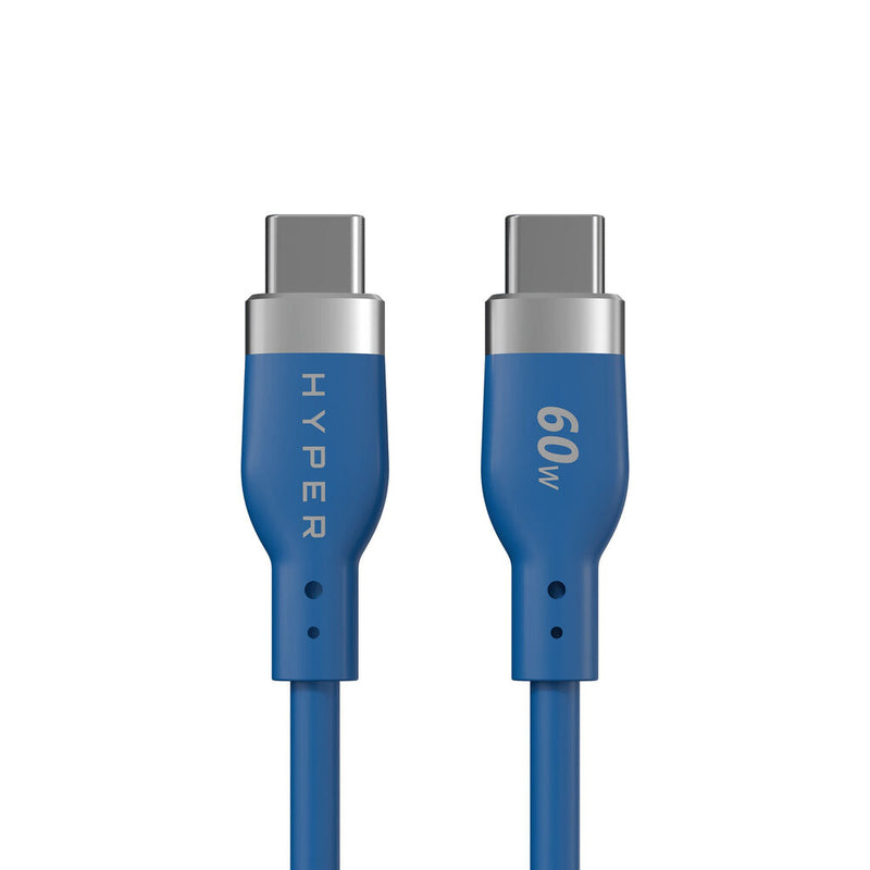 Targus HyperJuice Flex USB-kabel USB 2.0 1,5 m USB C 0,48 Gbit/sek. 60 W Blå