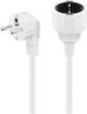 Goobay 93089 el-ledning Hvid 10 m Strømstik type F