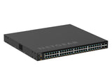 NETGEAR M4350-48G4XF Administreret L3 Gigabit Ethernet (10/100/1000) Strøm over Ethernet (PoE) 1U Sort