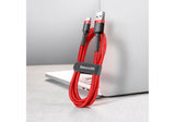 Baseus Cafule USB-kabel USB 2.0 2 m USB A USB C 0,48 Gbit/sek. Rød