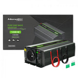 Qoltec Monolith strømadapter og vekselret Automatisk 1200 W Sort