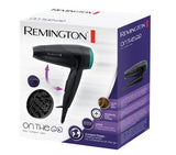Remington D1500 hårtørrer 2000 W Sort, Grøn