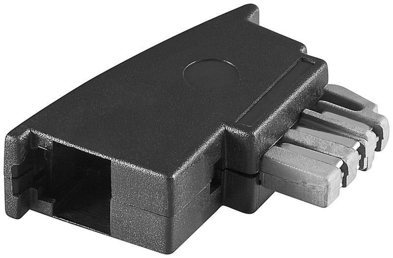 Goobay 50308 kabel kønsskifter TAE-N RJ-11/RJ-14 Sort